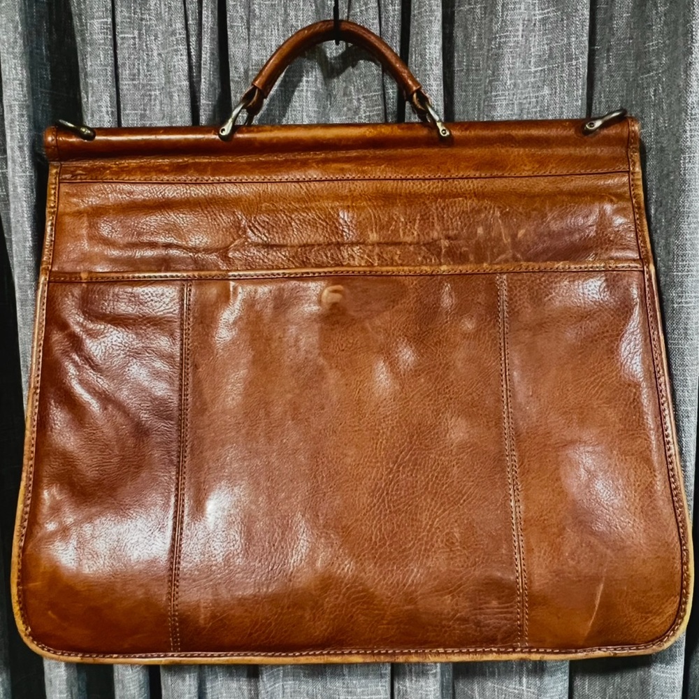 Vintage Wilsons Leather Rich Tan Briefcase / work bag - Picture 5 of 12